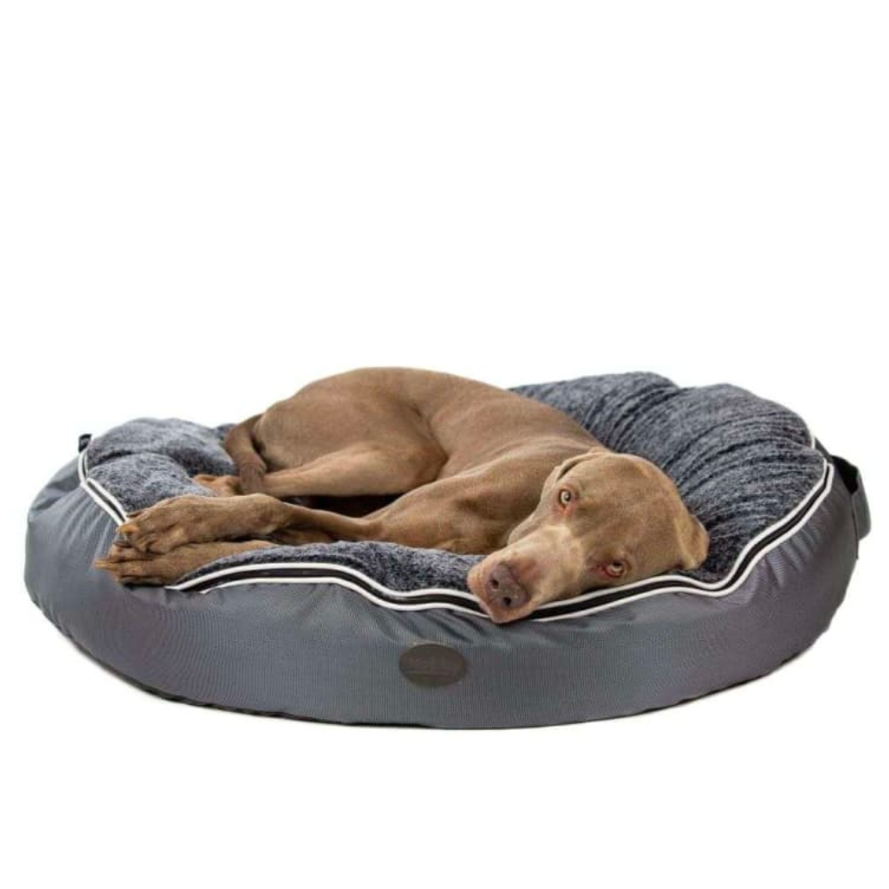 Parque Para Perros Deluxe Felpa Redonda, Cu00f3moda Cama Redonda